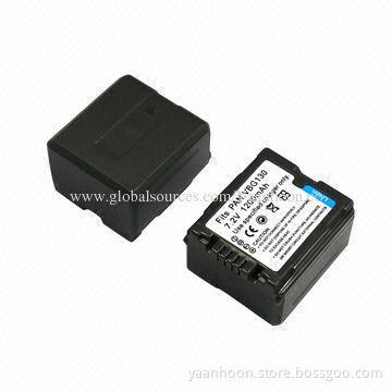 Camera Battery, Fit for Panasonic VBG130, Replacement for DX1/HS250/HS300/HS9/HS20/HS100